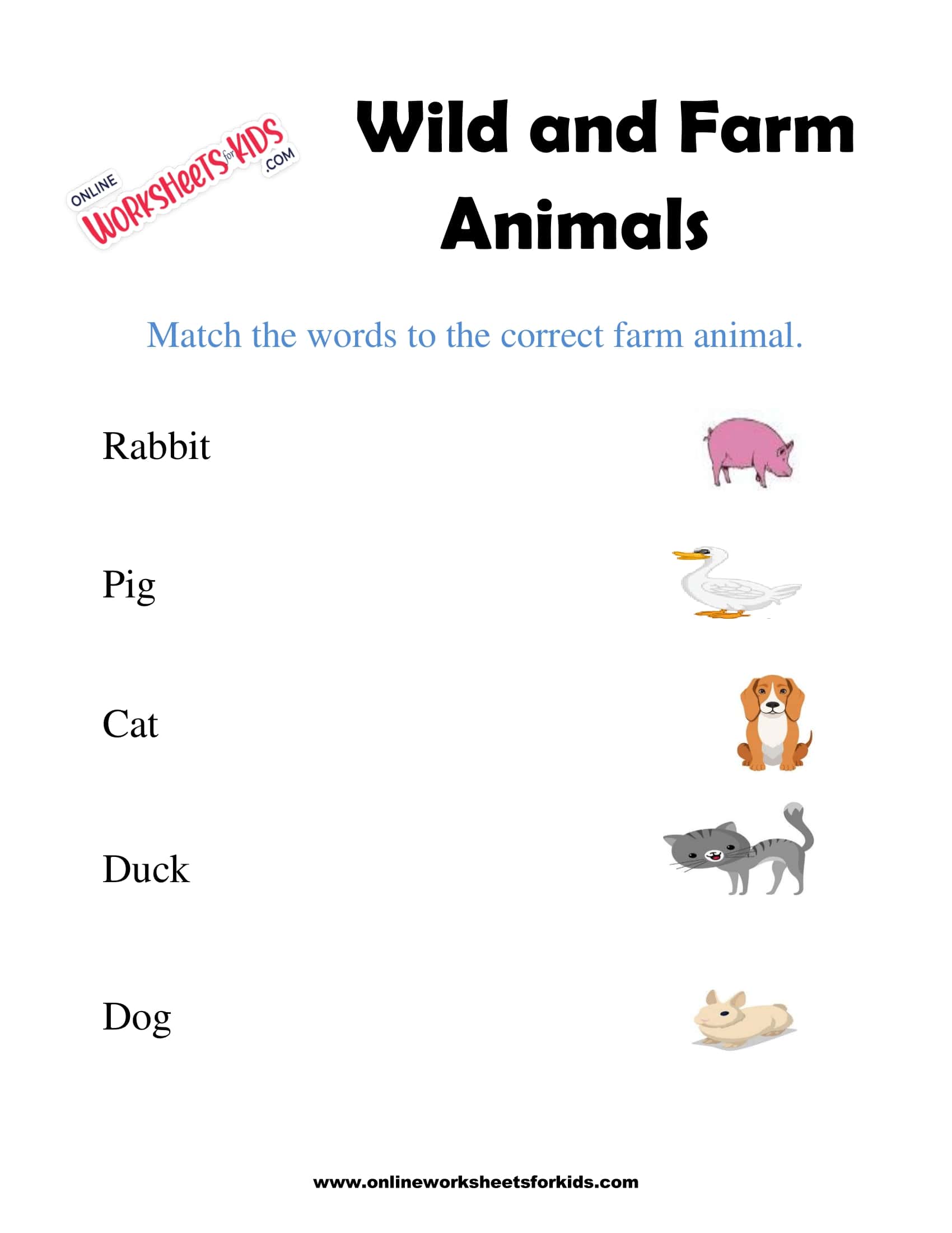 top-188-domestic-animals-and-wild-animals-worksheets-lestwinsonline