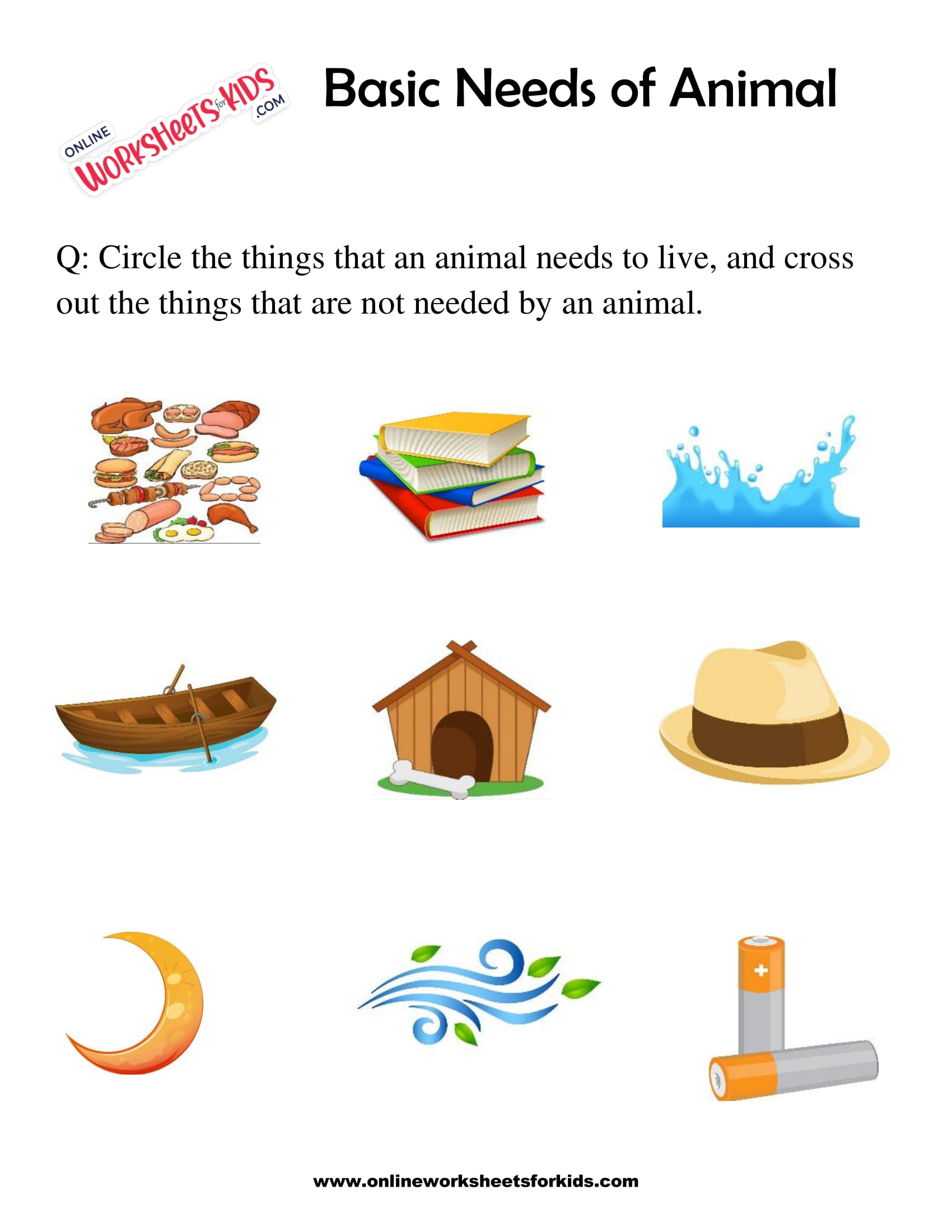 basic-needs-of-animal-worksheet-for-grade-1-7