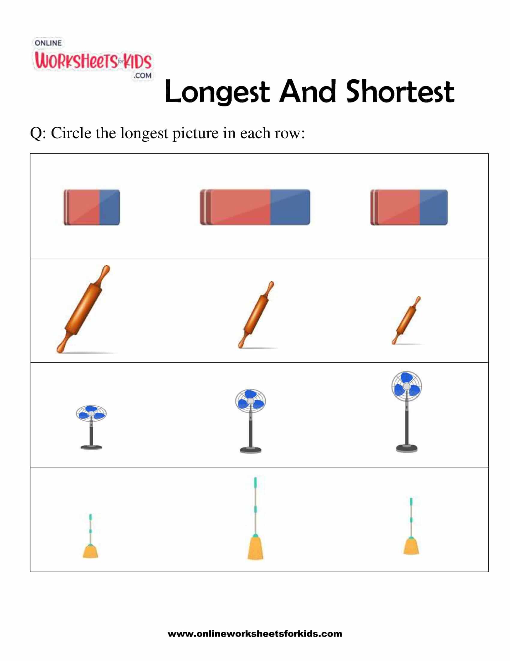 Longest And Shortest 5