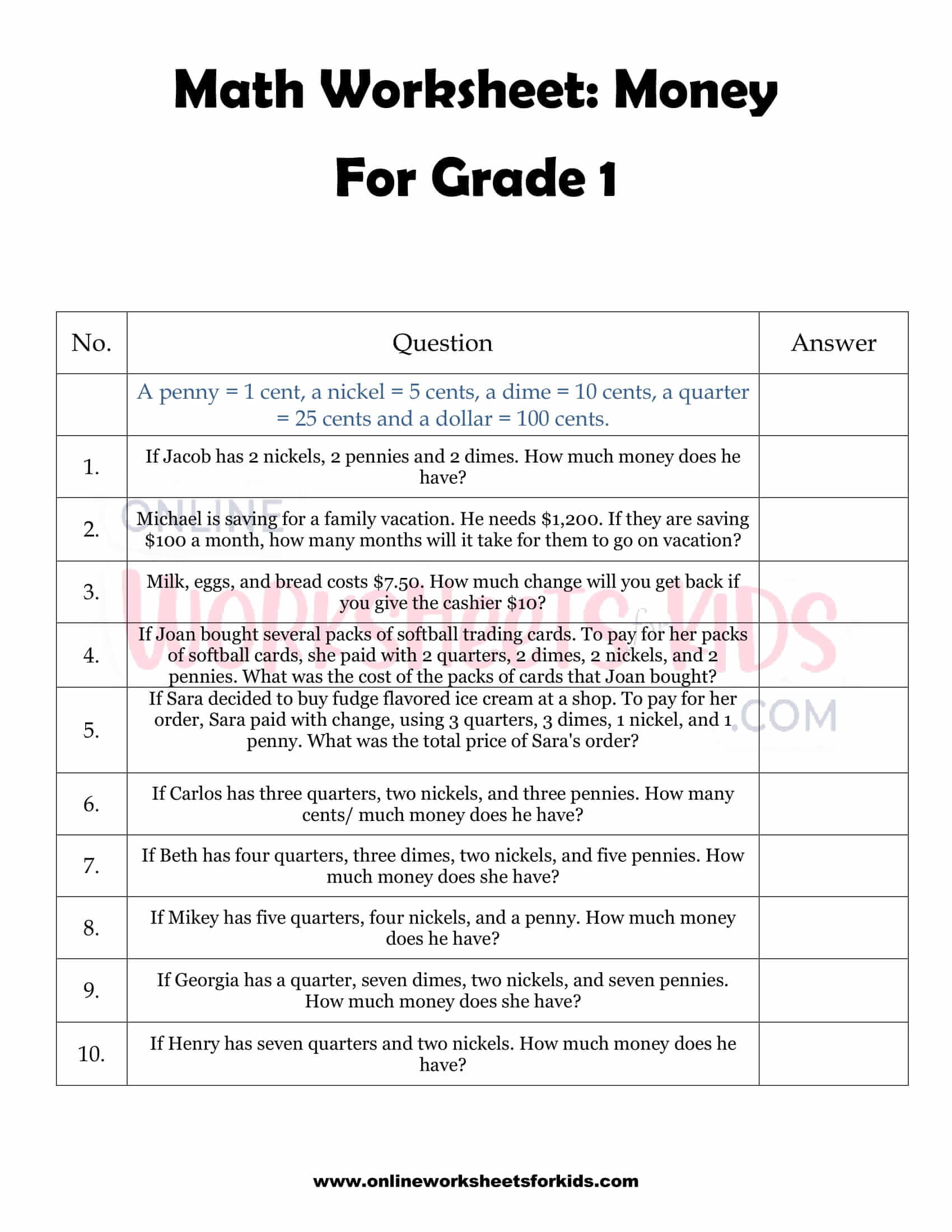 Grade 4 Math Word Problems Worksheets Pdf