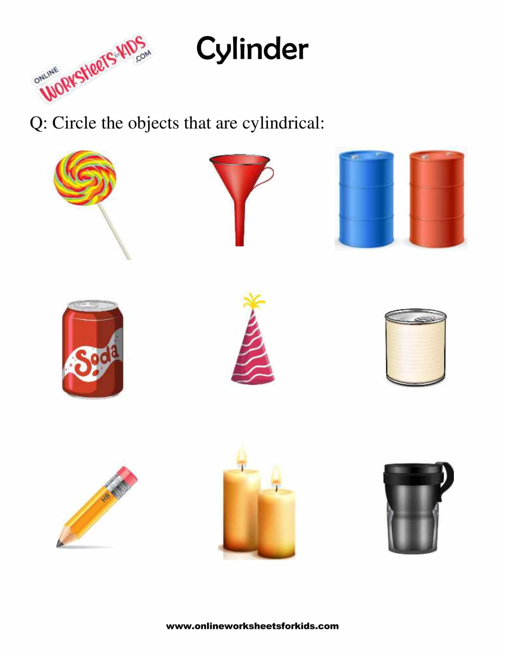 pictures of cylinder shaped objects